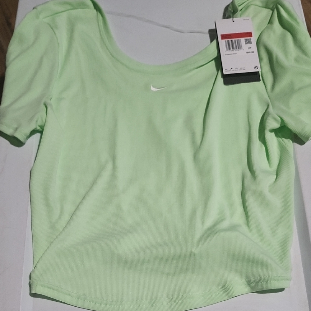 Nike Women's Mint Green Crop Top